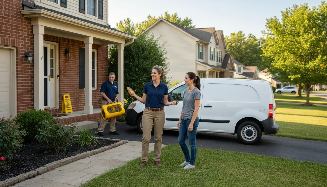 Water restoration image for Flood Water Cleanup, Removal And Restoration Services in Orlando, KY